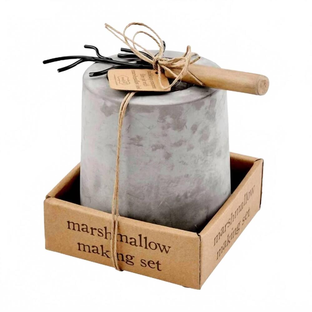 NEW MUDPIE marshmallow roasting set in stone